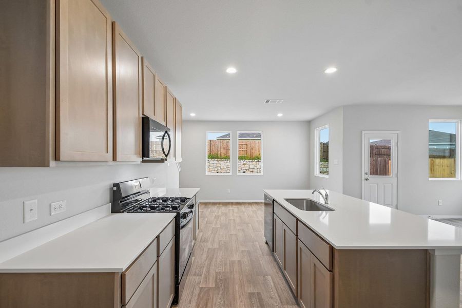 Furnished interior view inside a new home in Hymeadow, San Marcos (Image 9).