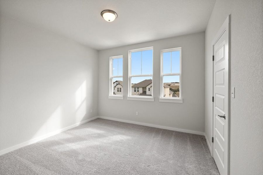 Spacious, unfurnished interior of a new home in Park Collection at Lariat, Liberty Hill (Image 23).