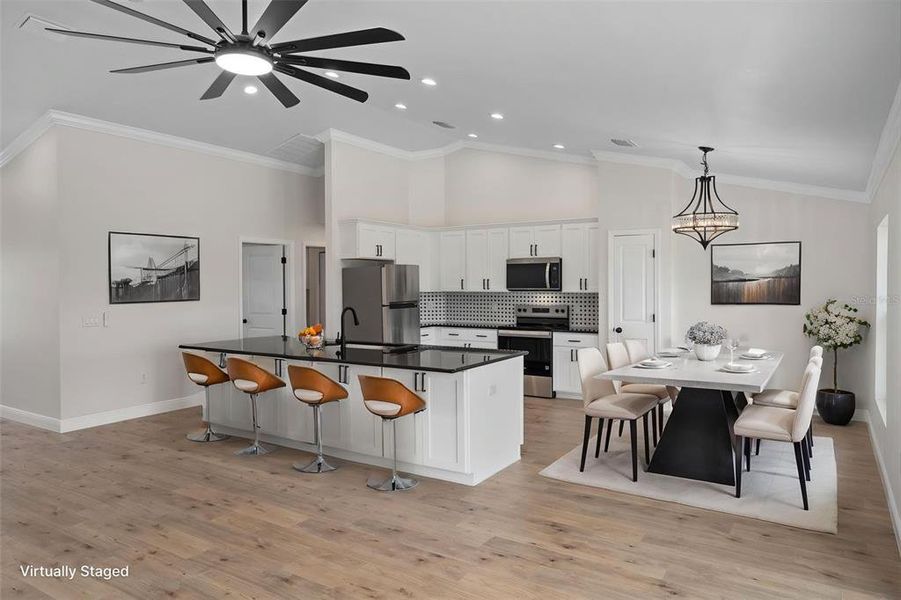 Furnished interior view inside a new home in , Weeki Wachee (Image 6).