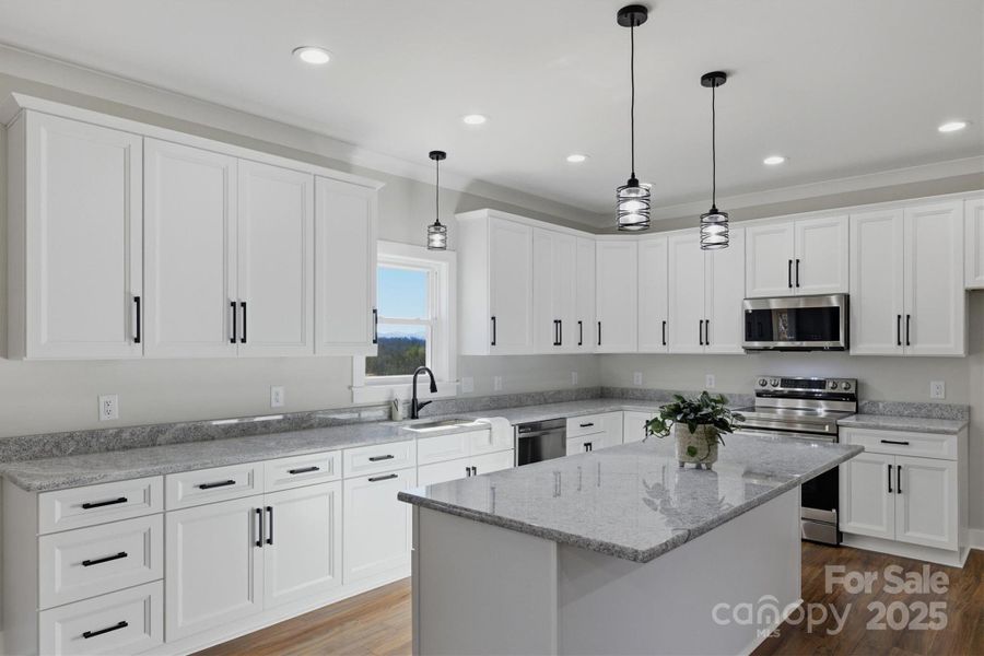 Furnished interior view inside a new home in , Morganton (Image 3).