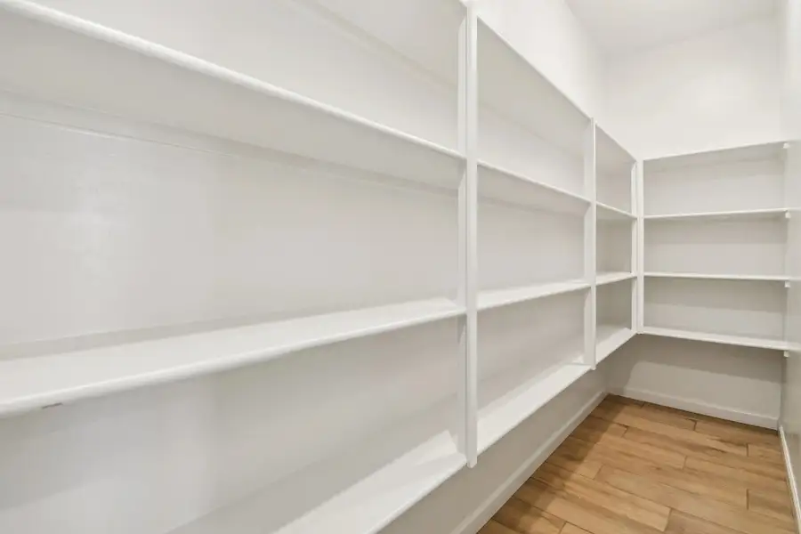Walk in pantry. Not actual home, finishes and options may vary. Walk in pantry. Not actual home, finishes and options may vary.
