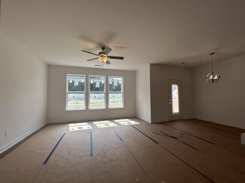 In-progress construction of a new home in Red Bird Manor, Jefferson, GA (Image 17).