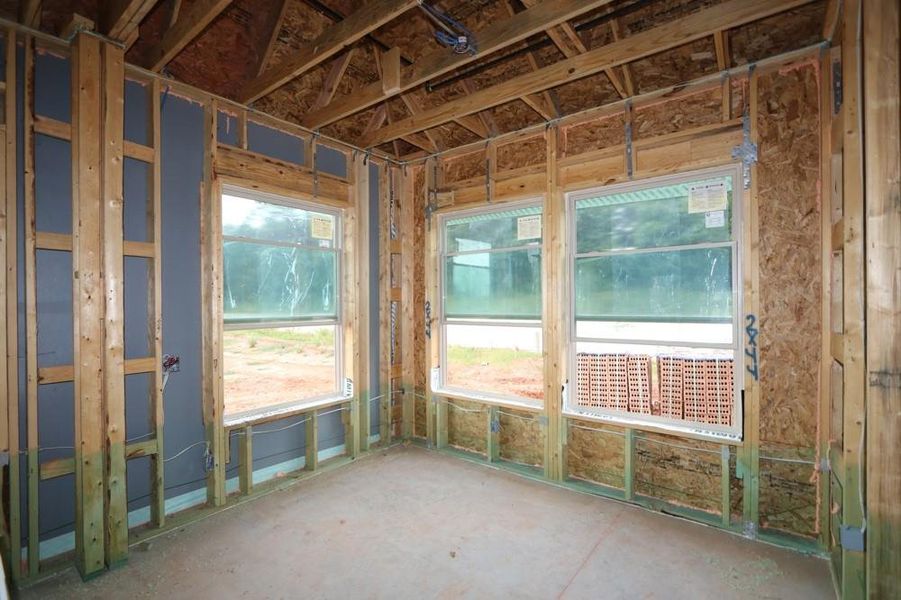 In-progress construction of a new home in Escondido 60' Homesites, Magnolia, TX (Image 32).