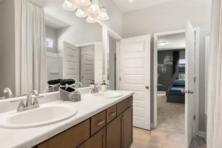 Furnished interior view inside a new home in The Stiles, Cartersville (Image 41).