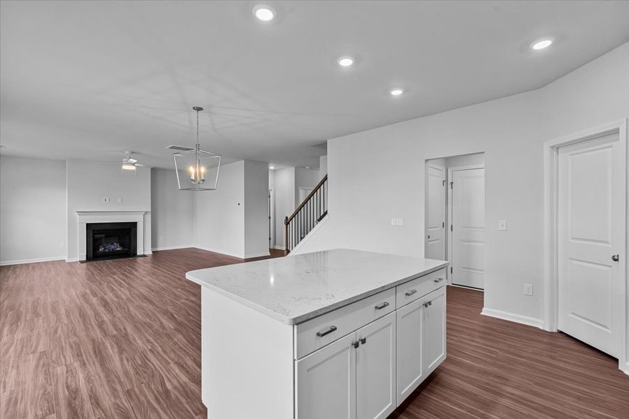 Furnished interior view inside a new home in Fieldstone, Lexington (Image 11).