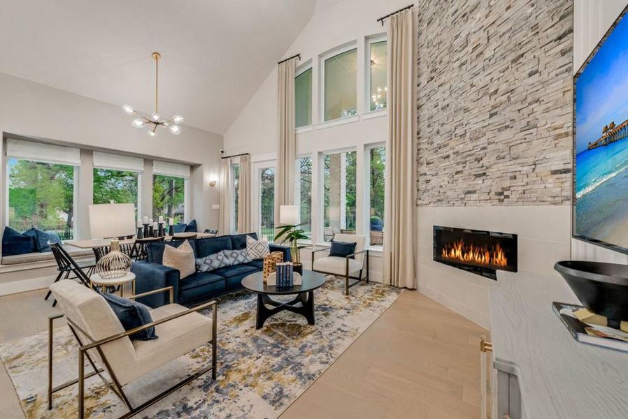 Representative furnished interior of a home built from the Grand Alexandria by Grand Homes in Grand Oaks, Celina (Image 8). Representative furnished interior of a home built from the Grand Alexandria by Grand Homes in Grand Oaks, Celina (Image 8).