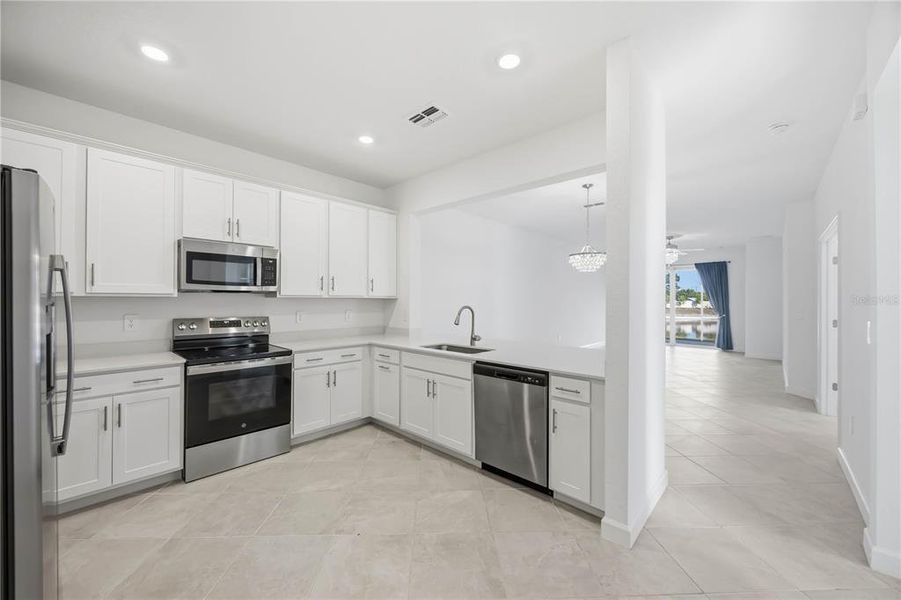 Furnished interior view inside a new home in , Englewood (Image 5).