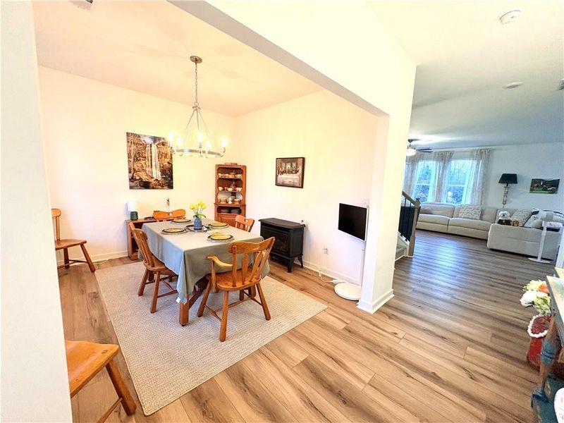 Furnished interior view inside a new home in , Toccoa (Image 5).