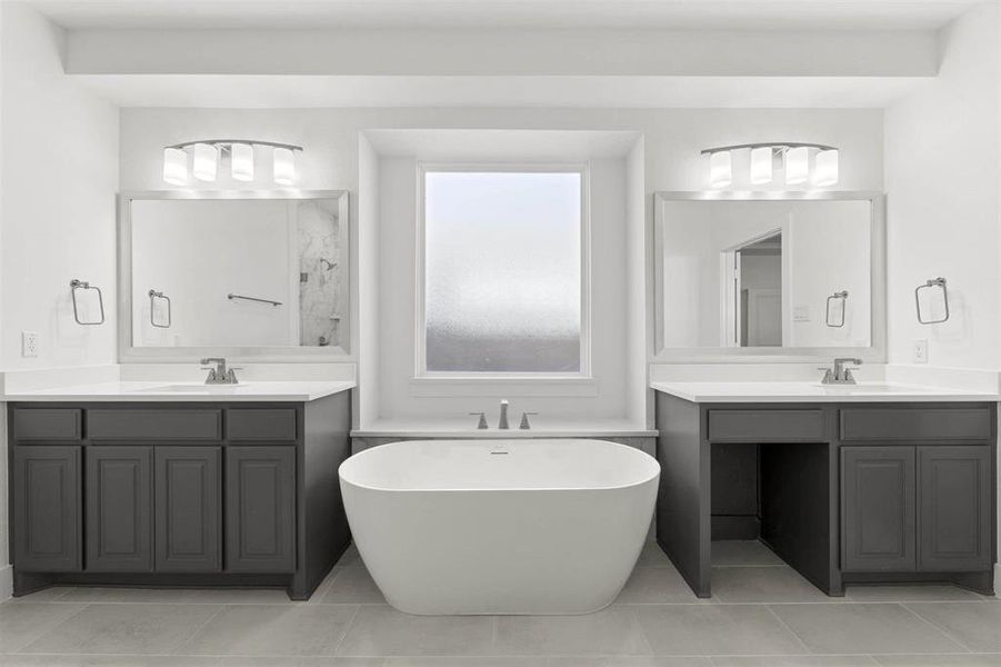 Furnished interior view inside a new home in Trails at Cottonwood Creek, Rowlett (Image 10).