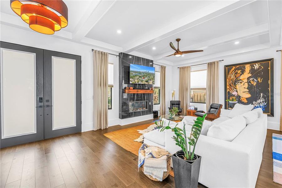 Furnished interior view inside a new home in , St. Petersburg (Image 45).