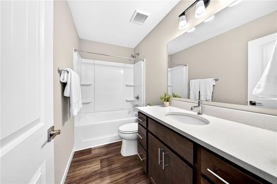 Furnished interior view inside a new home in The Reserve At Liberty Park, Braselton (Image 19).