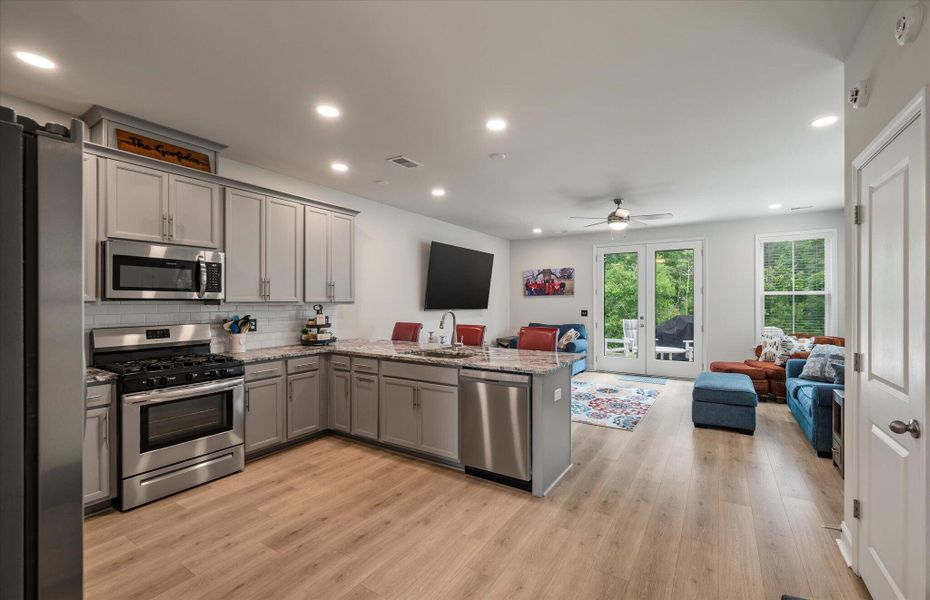 Furnished interior view inside a new home in , Summerville (Image 18).