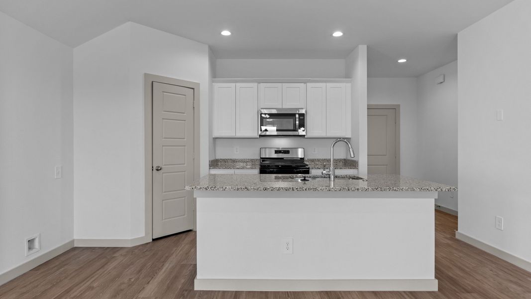 Representative furnished interior of a home built from the The Elgin by D.R. Horton in Allen Farms, Lubbock (Image 6).
