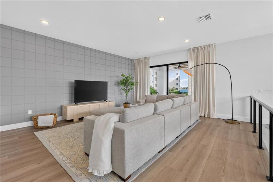 Furnished interior view inside a new home in , Redington Shores (Image 20).