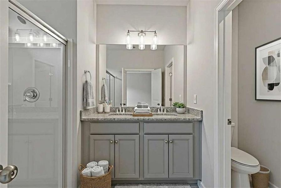 Furnished interior view inside a new home in High Shoals, Dallas (Image 7).