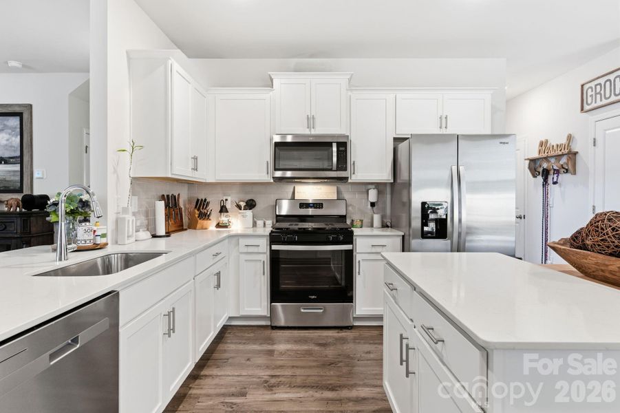 Plentiful Cabinet and Counter Space