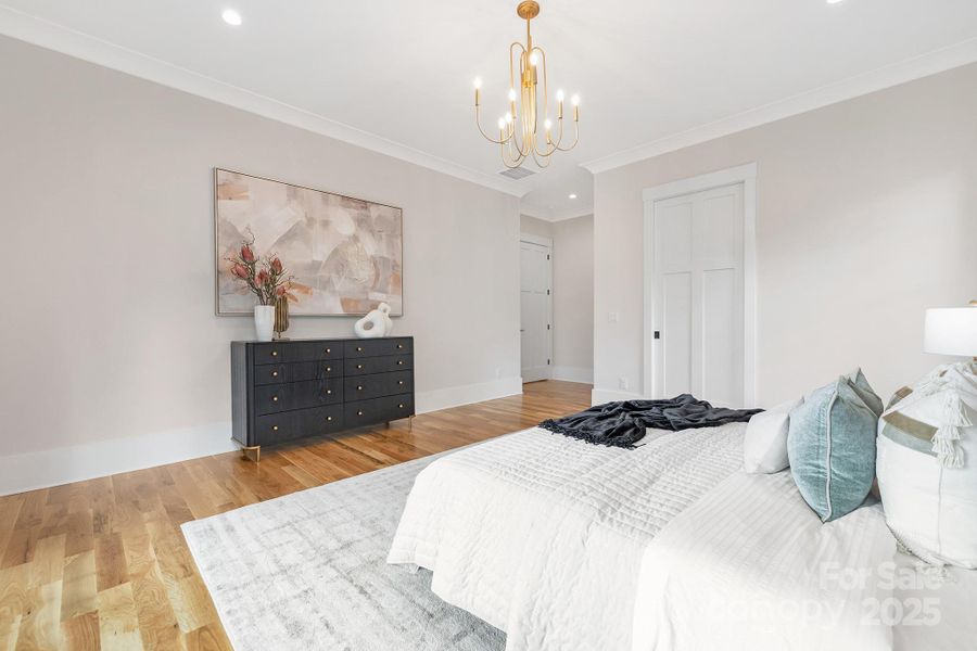 Furnished interior view inside a new home in , Charlotte (Image 30).