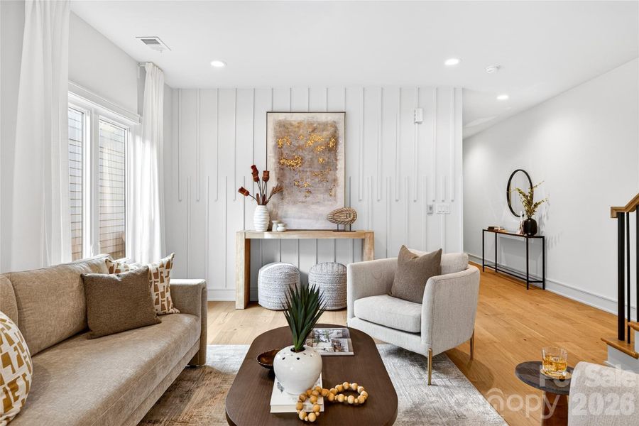 Furnished interior view inside a new home in , Charlotte (Image 5).