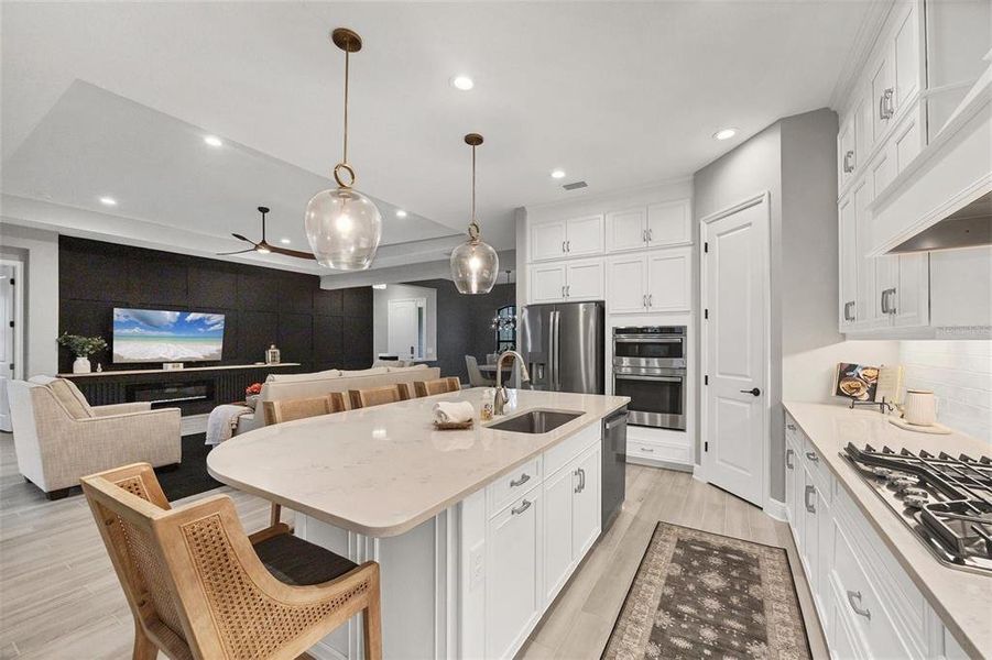 Furnished interior view inside a new home in , Englewood (Image 6).