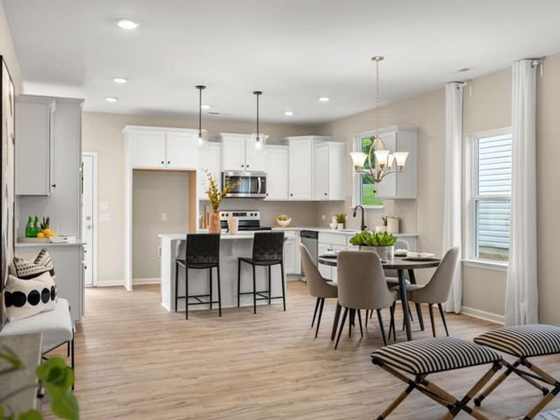 Representative furnished interior of a home built from the Grace by True Homes in Edgewater - Cottage Greens, Lancaster (Image 15).
