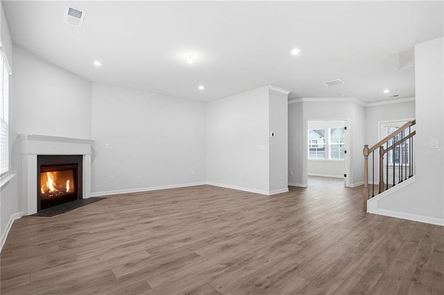 Spacious, unfurnished interior of a new home in Berkeley Mill, Cumming (Image 36).