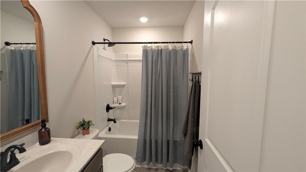 Furnished interior view inside a new home in Owen Preserve, Canton (Image 36).