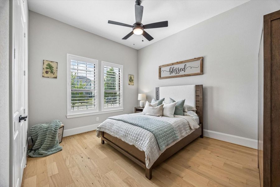 Furnished interior view inside a new home in Prairieland Village - Summit Collection, Cypress (Image 16).