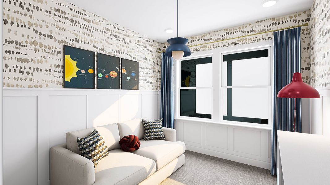 Representative furnished interior of a home built from the Bloom by Tri Pointe Homes in Ross Farms, Charlotte (Image 35).