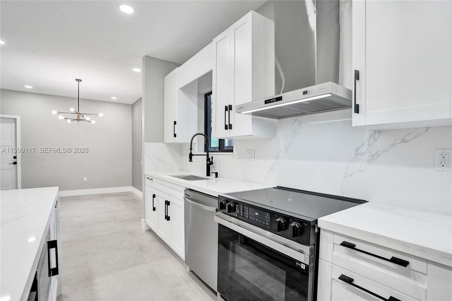 Furnished interior view inside a new home in , West Park (Image 13).