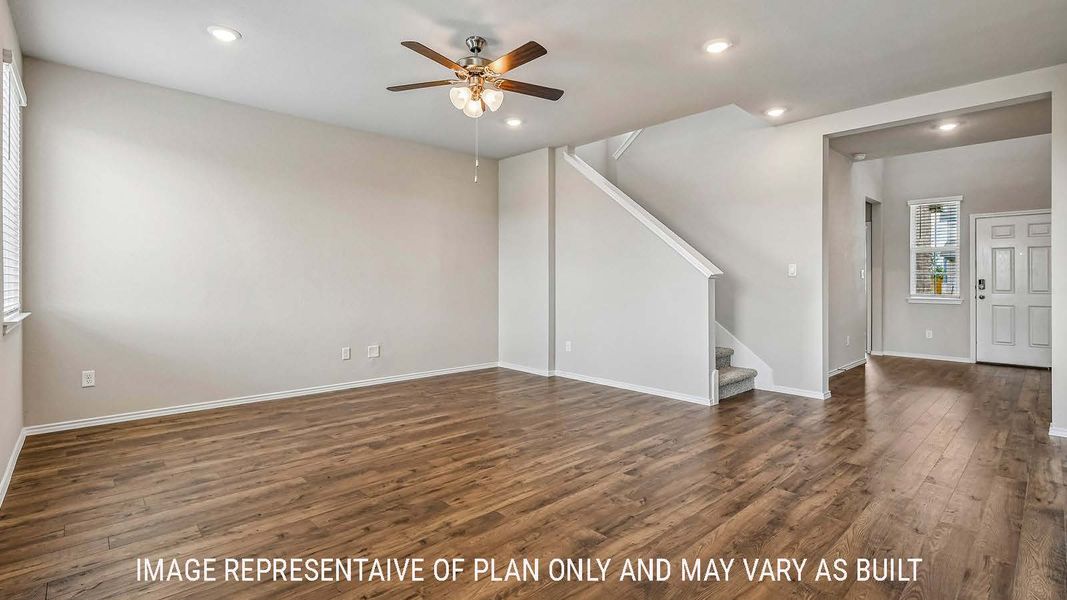 Spacious, unfurnished interior of a new home in Eagles Landing, Waco (Image 19).