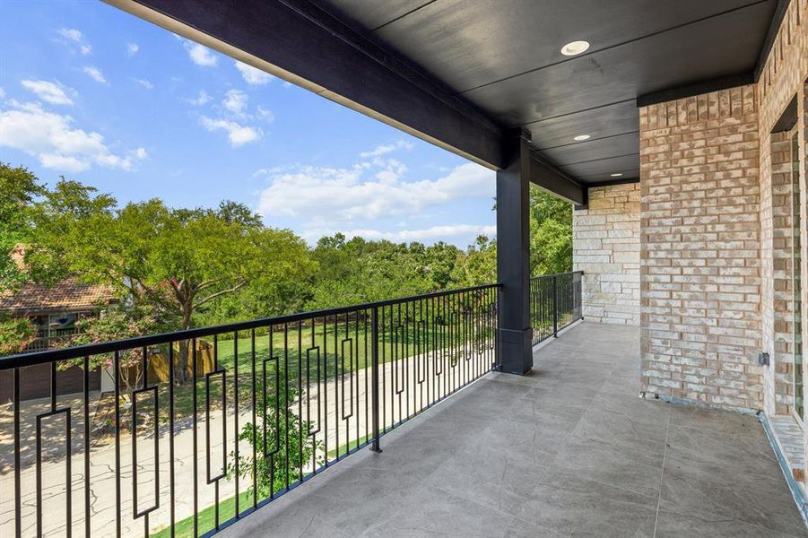 Let's do sunset!  -from this balcony looking towards Eagle Mountain Lake which is just across the street!