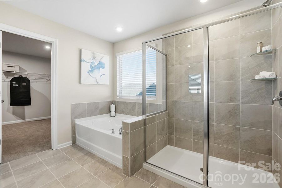 Furnished interior view inside a new home in Waxhaw Landing, Monroe (Image 34).