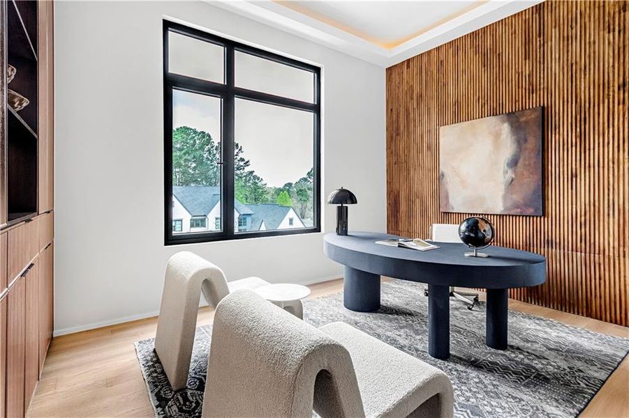 Furnished interior view inside a new home in , Marietta (Image 38).