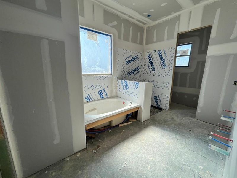 In-progress construction of a new home in Eagle Ridge Estates, Weatherford, TX (Image 10).