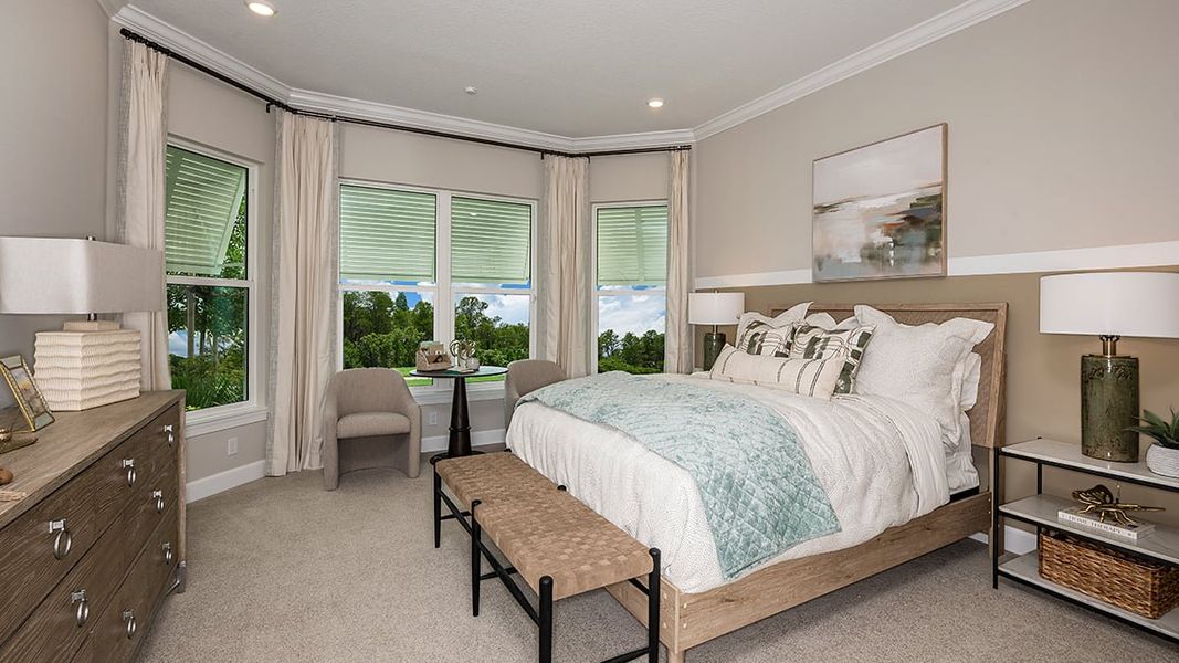 Representative furnished interior of a home built from the Pallazio by Taylor Morrison in Astor Creek Golf and Country Club, Port St. Lucie (Image 30).