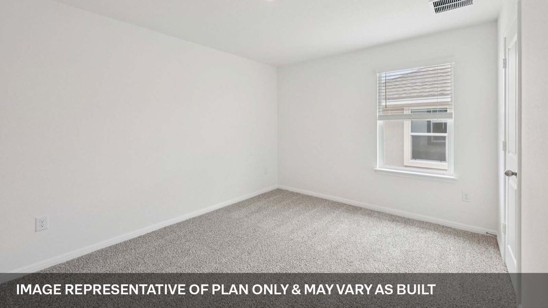 Representative unfurnished interior of a home built from the The Ozark by D.R. Horton in Bar W Ranch, Leander (Image 28).