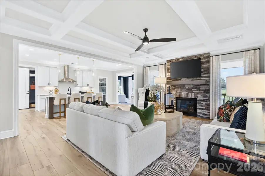 Furnished interior view inside a new home in , Mooresville (Image 3).