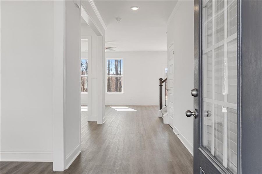 Spacious, unfurnished interior of a new home in Clark Farms, Flowery Branch (Image 18).