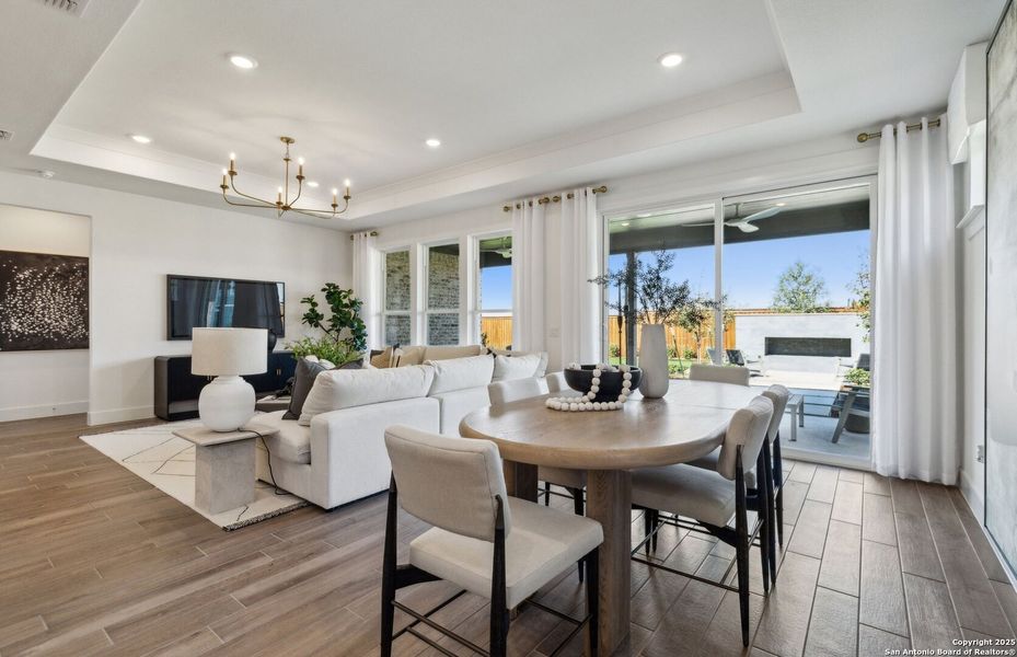 Furnished interior view inside a new home in , New Braunfels (Image 4).