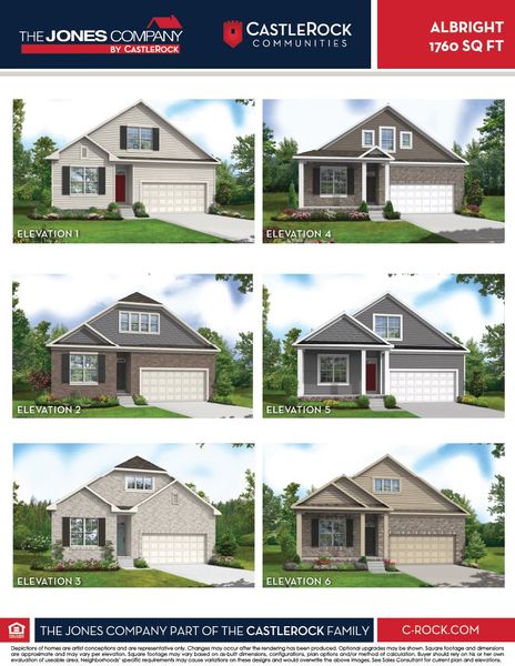 Front exterior of a new home in McCain's Station, Gallatin, TN, highlighting curb appeal (Image 2).