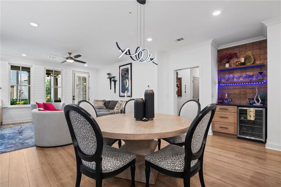 Furnished interior view inside a new home in , Peachtree Corners (Image 16).