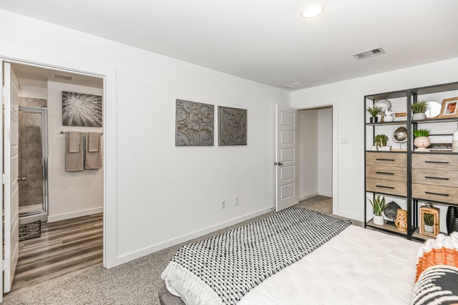 Furnished interior view inside a new home in City Gate North, Houston (Image 13). Furnished interior view inside a new home in City Gate North, Houston (Image 13).