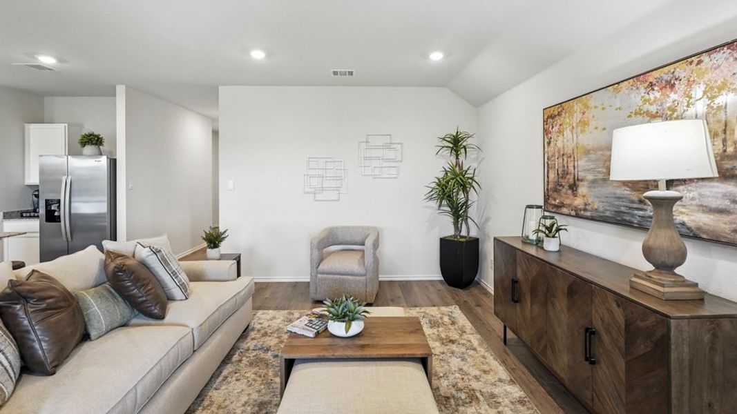 Furnished interior view inside a new home in Saddlebrook, Waxahachie (Image 29).