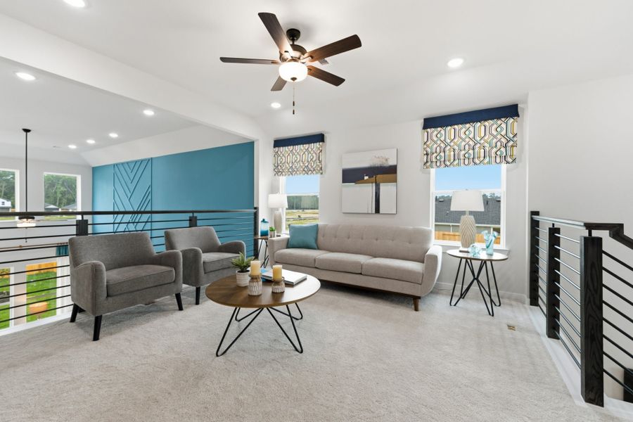 Granger Pines Model Home - Linden - Gameroom Granger Pines Model Home - Linden - Gameroom
