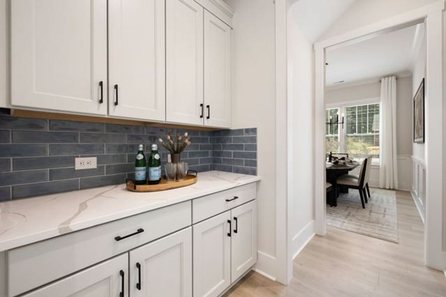 Representative furnished interior of a home built from the Kemp by True Homes in Wheatfield Estates, Statesville (Image 9).