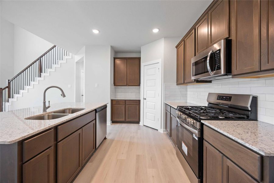 Furnished interior view inside a new home in Liberty Estates, Cleveland (Image 11). Furnished interior view inside a new home in Liberty Estates, Cleveland (Image 11).