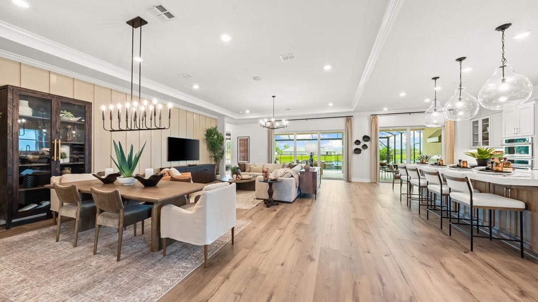 Representative furnished interior of a home built from the Pallazio II by Taylor Morrison in Astor Creek Golf and Country Club, Port St. Lucie (Image 7).