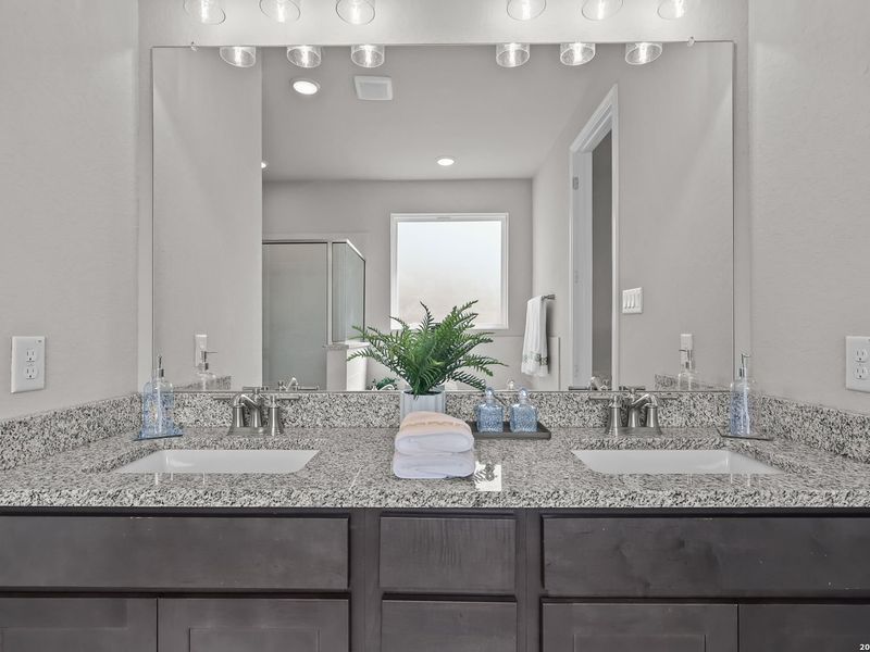 Furnished interior view inside a new home in Ladera, San Antonio (Image 34).