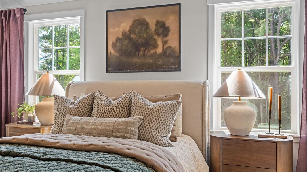 Representative furnished interior of a home built from the Beramont by DRB Homes in Station Pointe Phase 2, Angier (Image 31).