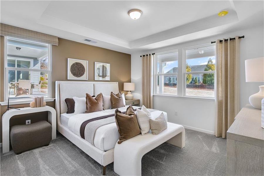Furnished interior view inside a new home in Sun City Peachtree, Griffin (Image 17).